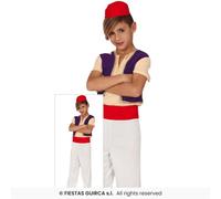Desert Thief Arabian Boys Fancy Dress Costume Fairytale Prince Age 5-12