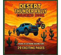Desert Thunder Rally: Coloring Book (Color & Wonder Studio)