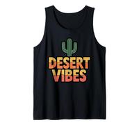 Desert Vibes Cactus Graphic, Southwestern Sunset Mood Tank Top