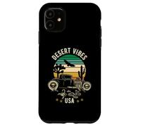 Desert Vibes Southwest USA Hotrod Retro Style Design Case for iPhone 11