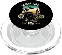 Desert Vibes Southwest USA Hotrod Retro Style Design PopSockets PopGrip for MagSafe
