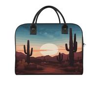 Desert With Cactus Duffel Bag Lightweight Travel Gym Bags Large Capacity Tote Bag for Daily Storage Works Trips