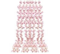 DesertBoy 2Pcs Cherry Blossom Artificial Silk Hanging Vine Garland, 180cm Faux Flower String for Wedding Garden Party Decoration