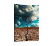 Deserted Tree Wall Art, Unique Print, Landscape Poster, Special Canvas Picture, Distinctive Decor for Living Room Poster Decorative Painting Canvas Wall Posters And Art Picture Print Modern Family Bed