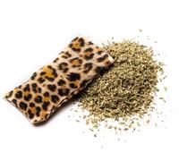 DesertUSA Purrfect Pounce Refillable Cat Toy with Catnip - Handmade in The USA, Interactive Leopard Design - Easy Refill Opening