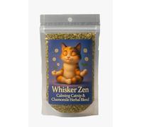 DesertUSA Whisker Zen Natural Catnip and Chamomile Blend for Cats, Calming Herbal Mix (4oz Bag)