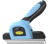 Deshedding Tool & Pet Grooming Brush for Small, Medium & Large Dogs, Cats & Horses, With Short to Long Hair. Dramatically Reduces Shedding In Under 10 Minutes