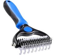 Deshedding Tool - Pet Grooming Tool Dog Brush - Double Sided Dematting Comb - Undercoat Rake Deshedding Tool, Cat Matted Fur Remover For Long Haired Cat Dog Horse Tangles Removing