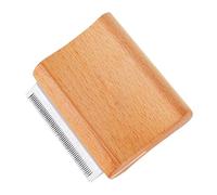 desheddingg Comb for Dogs - Ergonomic Design Wooden Groom Brush | Care Brush for Heel | Dog Underwall Brush Comb | Portable Hair Desheddingg Groomer for Pet Cat