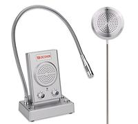 DESHUN Window intercom Speaker,Window intercom 2 Way, Window Counter intercom Microphone, intercom System for The Business/Bank/Office/Hospital/Station/Catering/Ticket Window