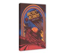 DESHVA Arctic Monkeys - Movie Poster Canvas Poster Bedroom Decor Sports Landscape Office Room Decor Gift Frame-style 16x24inch(40x60cm)
