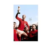 DESHVA Bobby Moore - Retro Sports Star Poster Canvas Poster Bedroom Decor Sports Landscape Office Room Decor Gift Unframe-style 12x18inch(30x45cm)