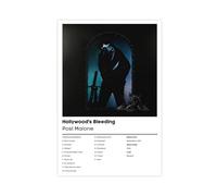 DESHVA Hollywoods Bleeding - Music Album Poster Canvas Poster Bedroom Decor Sports Landscape Office Room Decor Gift Unframe-style 12x18inch(30x45cm)