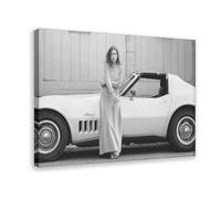 DESHVA Joan Didion's Stingray Art Poster Black And White Poster Canvas Poster Wall Art Decor Print Picture Paintings for Living Room Bedroom Decoration Frame-style 08x12inch(20x30cm)