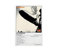 DESHVA Led Zeppelin - Music Album Poster Canvas Poster Wall Art Decor Print Picture Paintings for Living Room Bedroom Decoration Unframe-style 12x18inch(30x45cm)