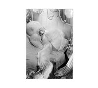 DESHVA Movie Actor - Jean Harlow Vintage Poster Canvas Poster Wall Art Decor Print Picture Paintings for Living Room Bedroom Decoration Unframe-style 12x18inch(30x45cm)