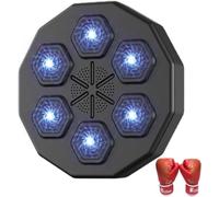DESHVA Smart Bluetooth Boxing Machine, Electronic Music Training Equipment, Wall Mounted Intelligent Target, Punching Trainer for Kids and Adults Home Exercise