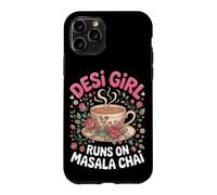 Desi Girl Runs on Masala Chai Tea Indian Case for iPhone 11 Pro