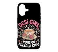 Desi Girl Runs on Masala Chai Tea Indian Case for iPhone 17