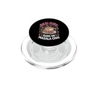 Desi Girl Runs on Masala Chai Tea Indian PopSockets PopGrip for MagSafe