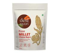 Desi Nutri Proso Millet Grains | Millets | Natural Grains | Varigulu | Baragu | Chena Bajra | Proso Millet - 500 gms | Rich in Fiber and Protein, Pack of 1 | Siridhanya Millets