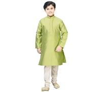 Desi Sarees Boys Kurta Pajama Shalwar Kameez Festive Theme Sherwani 980 (8 Years, Pistachio)