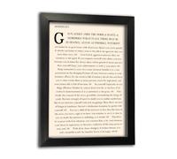 Desiderata Poem Framed Print, A4 Size, Wall Art