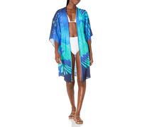 Desigiual Arara Tropical Blue Kimono Cover Up 23SWMW28