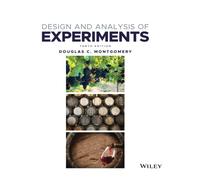 Design and Analysis of Experiments