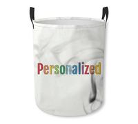 Design Baby Laundry Hamper with Logo/Text for Bedroom Bathroom Decorative Large Capacity