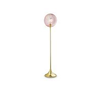 DESIGN BY US Ballroom floor lamp, pink, glass, hand-blown, dimmable