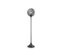 DESIGN BY US Ballroom floor lamp, smoke grey, glass, hand-blown, dimmable