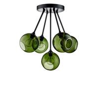 Design by Us Ballroom Molecule Ceiling Light Army/ Black