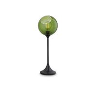 DESIGN BY US Ballroom table lamp, green, glass, hand-blown, dimmable