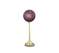 DESIGN BY US Ballroom table lamp, purple, glass, hand-blown, dimmable
