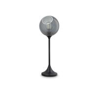 DESIGN BY US Ballroom table lamp, smoky grey, glass, hand-blown, dimmable.