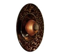 DESIGN BY US Disco Rama wall light, brown, glass, E27