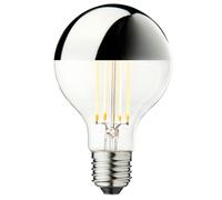 Design By Us - Globe Led Lightsource 5W Ø8 cm, Silver - Silver
