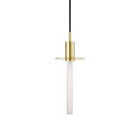 DESIGN BY US Liberty Disc pendant light, gold-coloured