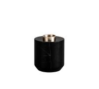 Design By Us Sons Of Marble Single Candle Holder Small Black