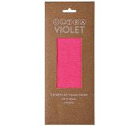 Design By Violet 3 Sheet Bold Pink Neon Tissue - Vibrant Wrapping Tissue Paper for Gift Bags, Hampers & Craft Projects - 50cm x 70cm