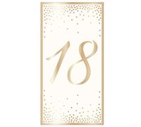 Design by Violet Age 18 Money Gift Wallet - Money, Gift Cards, VOUCHERS - Blank Space for Personal Message, White, One Size