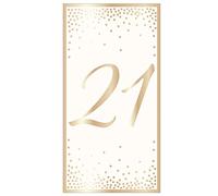 Design by Violet Age 21 Money Gift Wallet - Money, Gift Cards, VOUCHERS - Blank Space for Personal Message One Size DBV-A21-MW