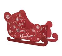 Design By Violet Christmas Sleigh Giftbox - 48cm x 46cm x 28cm - Reusable Sleigh - Perfect for Presents