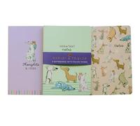 Design By Violet Dogs A5 Notebooks - Pack of 3 Ruled Notebooks for Back to School and Dog Lovers