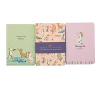 Design By Violet Dogs A6 Notebooks - Pack of 3 Ruled Mini Notebooks for Back to School and Dog Lovers