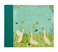 Design By Violet Duck Duck Goose Address Book - Foil-Finished Nature-Inspired Address Book with Goose Print - 132 Pages, 520 Entries for Contacts & More