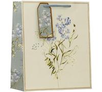 Design By Violet Forget Me Not Medium Gift Bag with Ribbon Handles