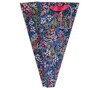 Design By Violet Spring Flora Beautiful Floral Paper Gift Bag With Gift Tag Spring Birthday Mother's Day Easter Valentines Medium Bouquet