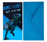 Design by Violet T-REX Money Gift Wallet - Money, Gift Cards, VOUCHERS - Blank Space for Personal Message, One Size, DBV-111-MW